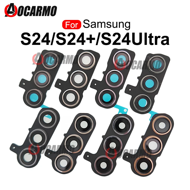 

Задний объектив камеры с рамкой для Samsung Galaxy S24 S24 + Plus S24Ultra Запасная часть