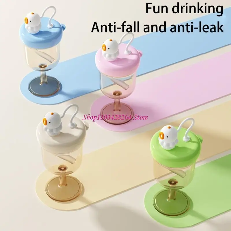 

Baby Feeding Cup for 8 Months Up Soft Spout Comfortable Grip Leak Proof Cup