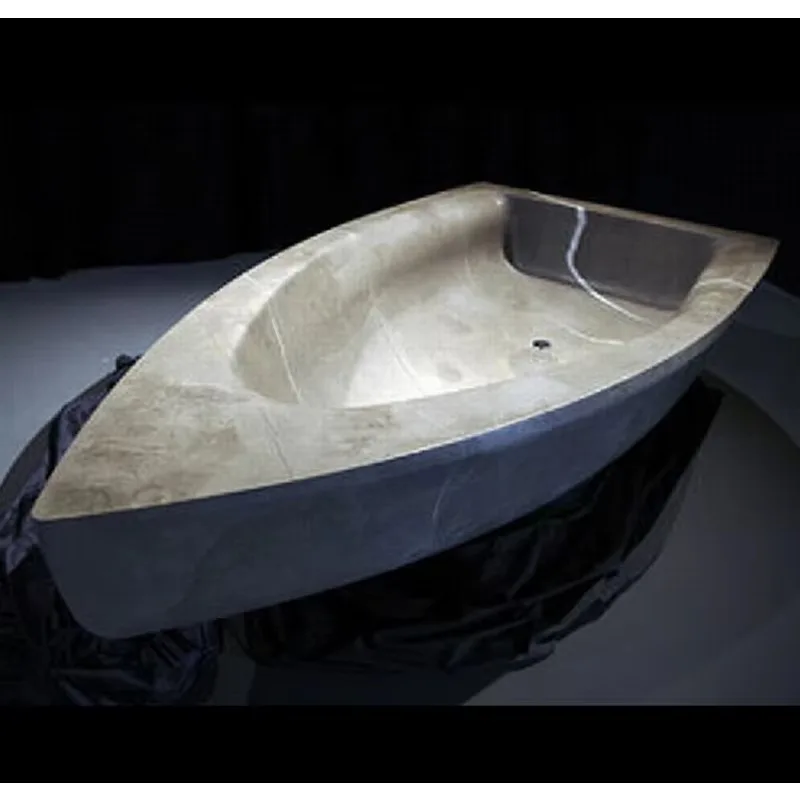Aquarius Hot Sale Boat Shape Natural Marble Bathtub For Bathroom