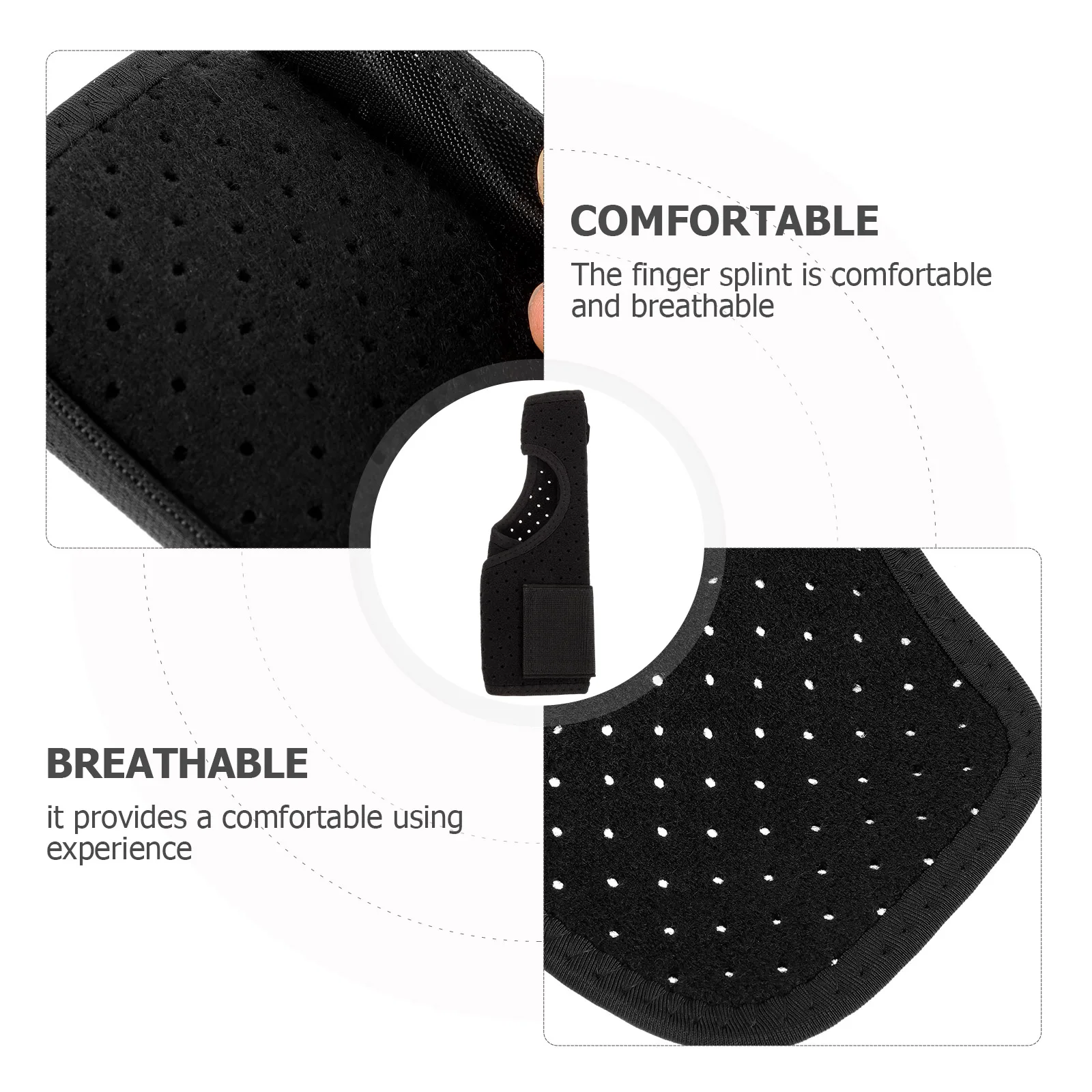 

Шина для пальцев, защитный бандаж, дышащая поддержка большого пальца руки, нейлоновый триггер от артрита, поврежденный, регулируемый, долговечность