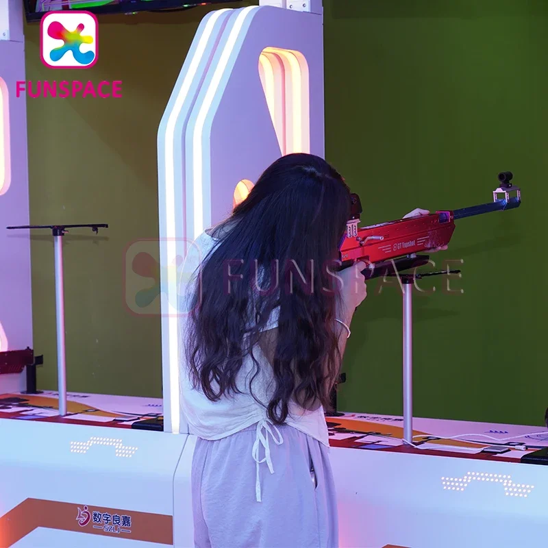 Other Amusement Theme Park Products Entertainment Games Shoot Target Sport Game Shooting Simulator With Laser