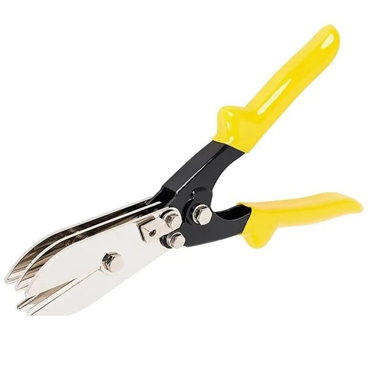 ABZT 5 Blades Sheet Metal Tools HVAC Tool Duct Crimping Tool Gutter Crimper for 24-28 Gauge Stainless Steel,