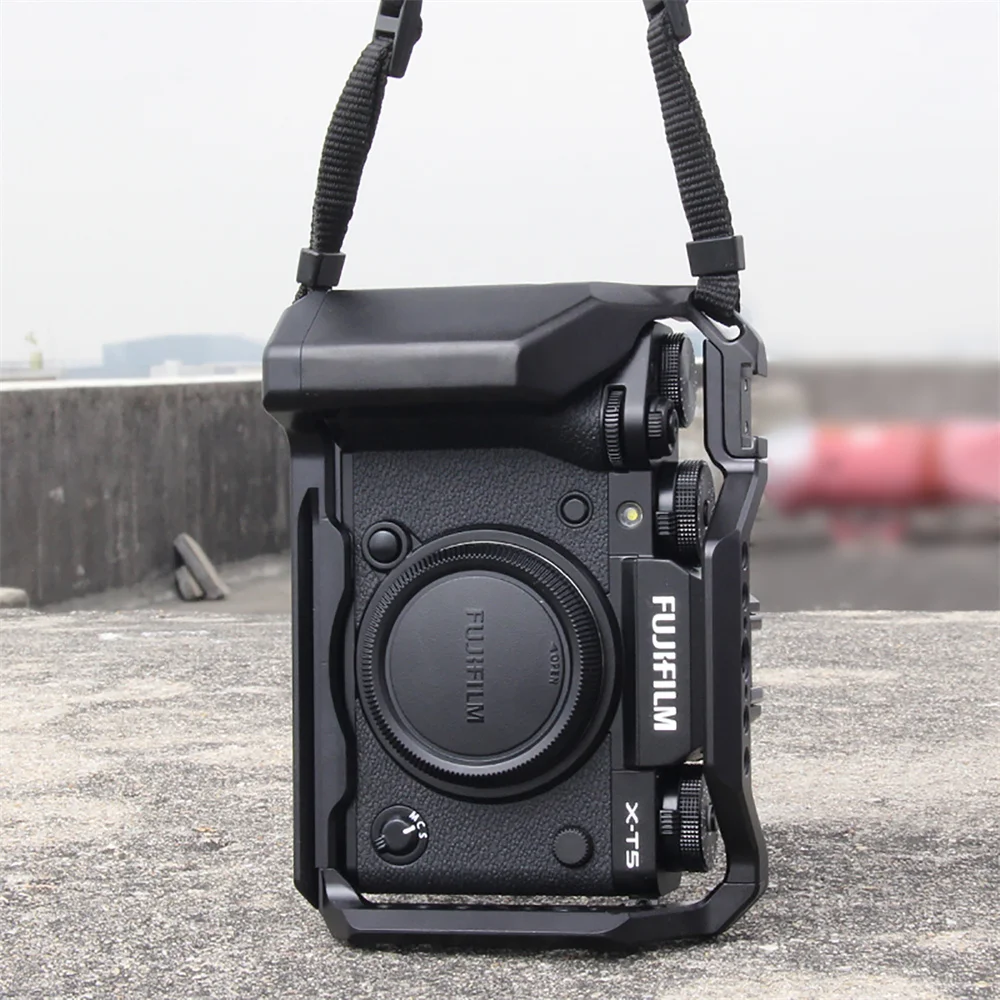 كاميرا قفص ل Fujifilm Xt5 الإفراج السريع L لوحة قوس حامل قبضة اليد ل فوجي Xt5 قبضة كاميرا ل Arca السويسري ترايبود رئيس