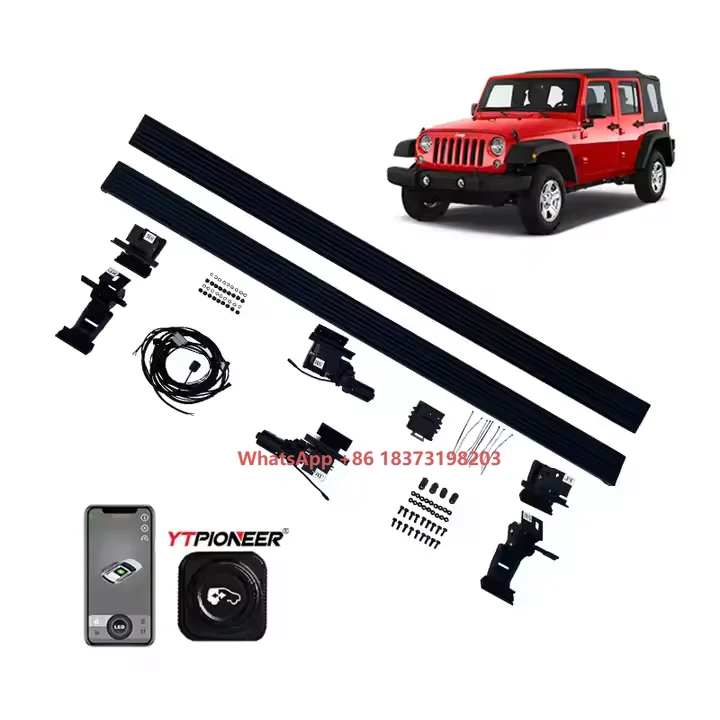 

Auto Accessories Deployable Side Step Pedals Electric Running Board Fits Wrangler Gladiator 4-Door