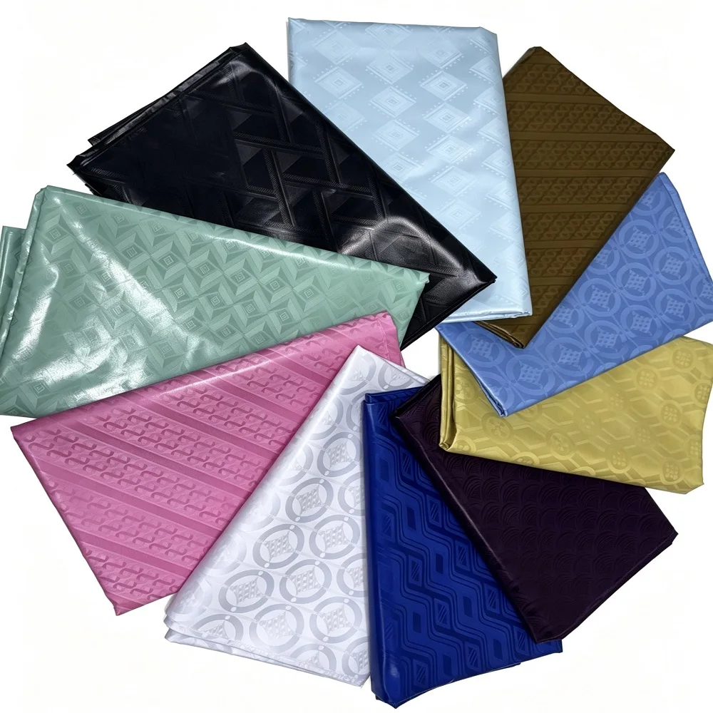 African bazin Fabric 10 Yards Cotton Bazin Plain Color Bazin Tissu Nigerian Fabrics For Women Sewing Material