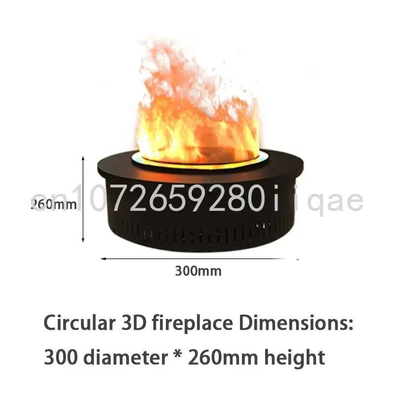 

Smart 3D Fireplace, APP Color Adjustment, Home Interior Decoration, RGB Artificial Simulated Flame, Water Steam Fireplace