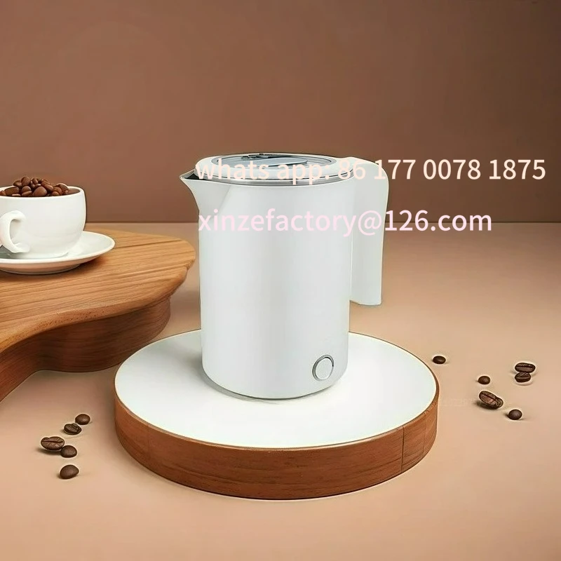 Customizable Travel Electric Kettle 500ML Stainless Steel Portable Water Boiler for Tea Coffee Hotel Family Camping Kitchen