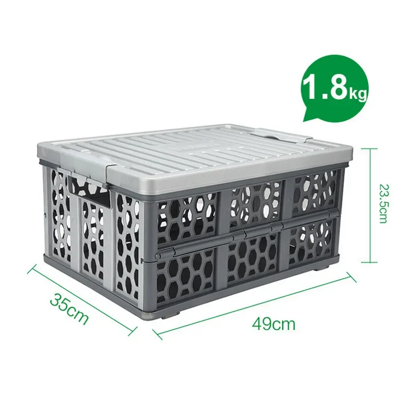 High quality storage basket fruit vegetable folding basket plastic plates car hollow trunk organizer box