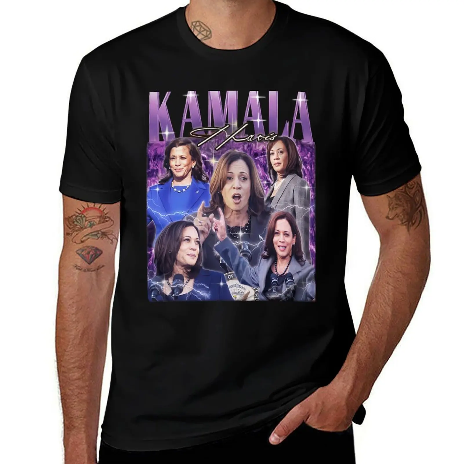 

Kamala Harris Vintage T-Shirt T-shirts man oversized anime stuff anime t shirts Men's t-shirts