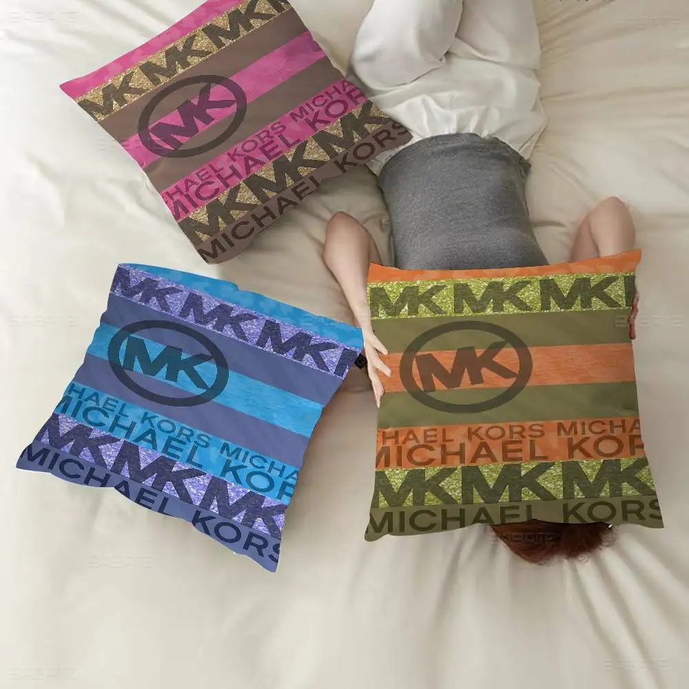 M-Michaels-Fashion-Kors Personalized Pillow Dust Cover Bedroom Kids Party Decoration Pillowcase Birthday Children Gift