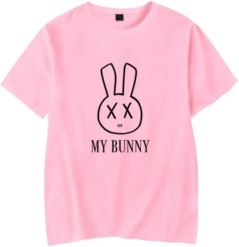 Sofie Dossi My Bunny Doll Round Neck Casual T-Shirt Lightweight and Soft for Both Men and Women