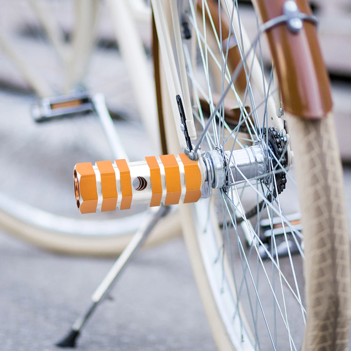 

Pedal Bar Alloy Peg Bike Repairing Footpeg Cylinder Adjustable Sturdy High Quality Long Use Protect Suitable Mountain