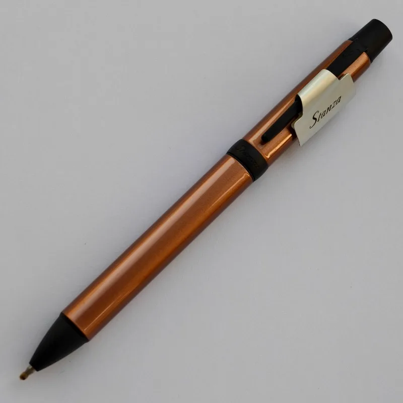 New-Pilot Stanza Metal Daily Writing Ballpoint Pen Black 0.7mm Nib Business Office Premium Ball Pen Writing Student Stationery