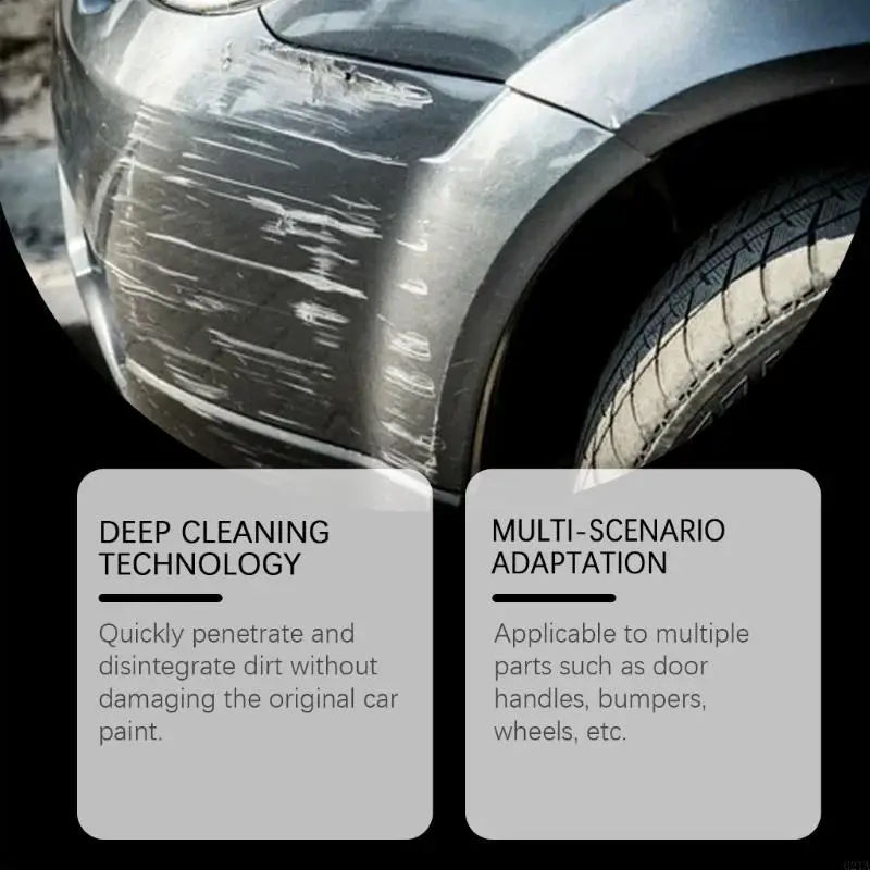 

Automotive Scratch Removal System Includes Buffing Pad 100ML Bottle Motorcycle Paint Scratch Remover for Polishing