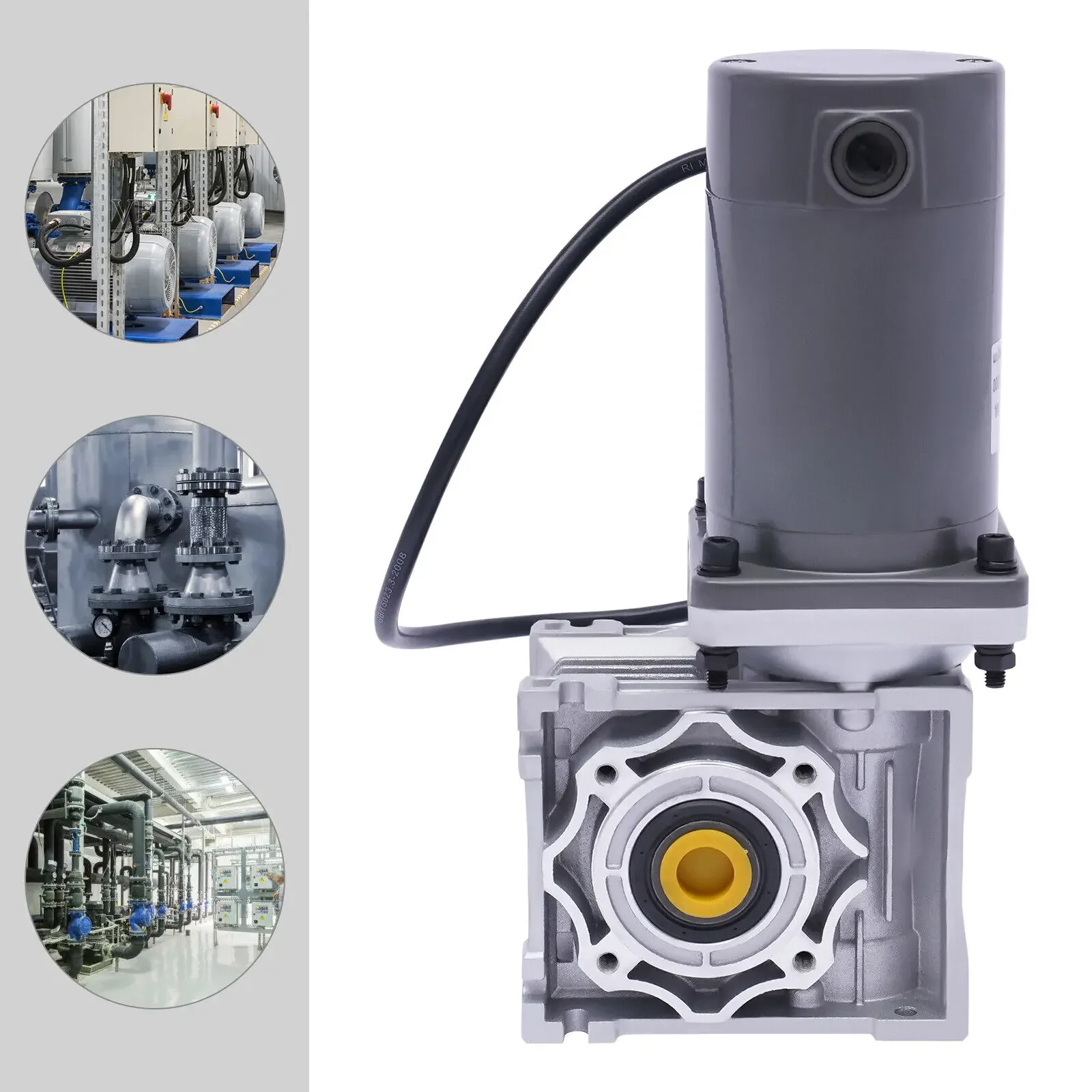 DC 12V 웜기어 감속기 – 1800RPM의 고토크 120W 전기 RV 모터