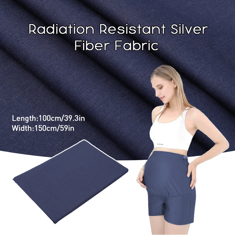 

30% Metal Silver Fiber Fabric Anti-static Anti-radiation Fabric For Diy Sewing Functional Protective Clothes Maternity Clothes