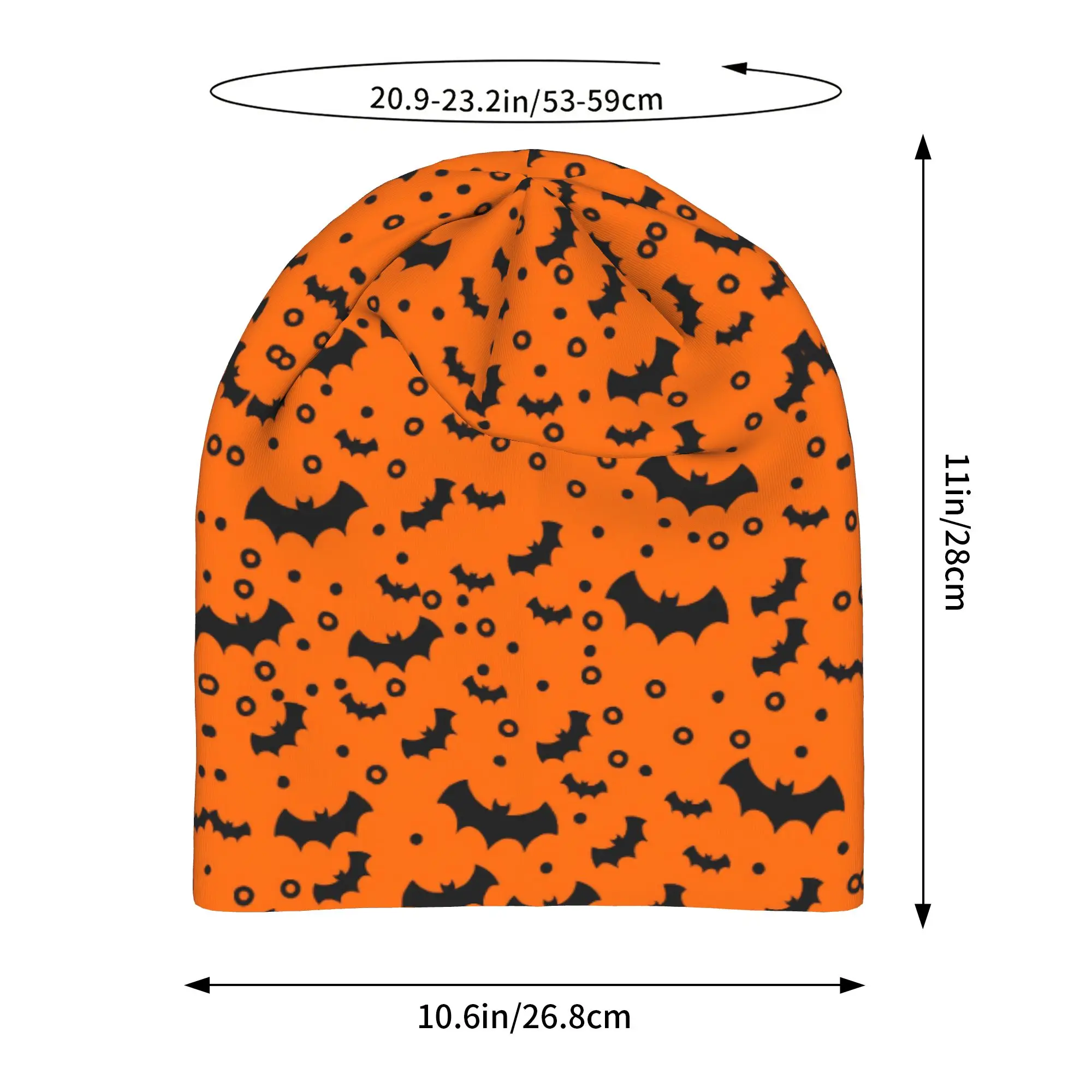 Halloween Ghost Pumpkin Spooky Trick Or Treat Witch Beanie Cap for Men Women Streetwear  Cooling Skull Cap Sweat Wicking
