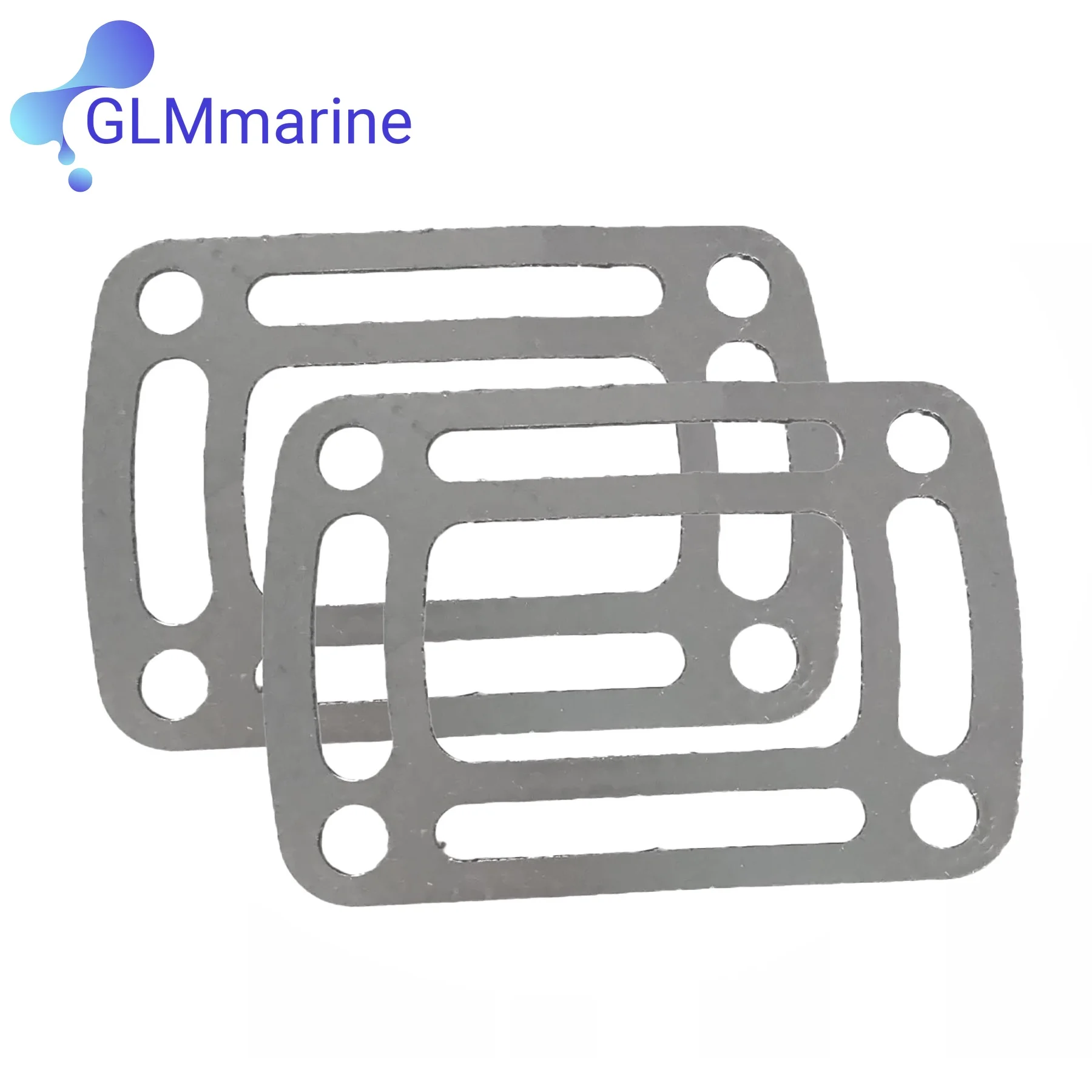 2 Sets 3863191 Exhaust Manifold Elbow Riser Gasket Fits for Volvo Penta 4.3 To 8.1L 3850496 Replace 909786 3850496 18-0943