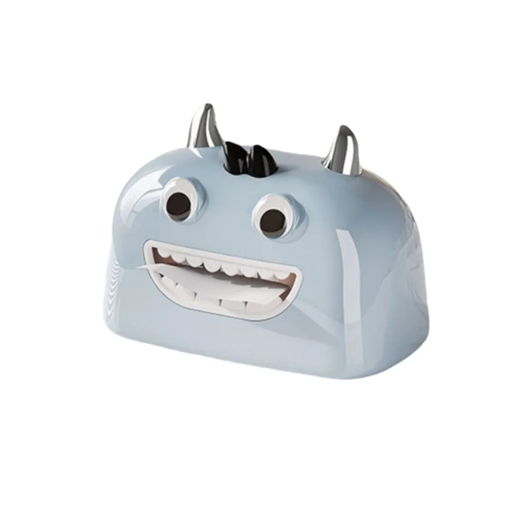 

Cute Cartoon Tissue Box Non-slip Decorative Facial Tissue Holder Large Capacity Space-saving Paper Towel Dispenser Living Room