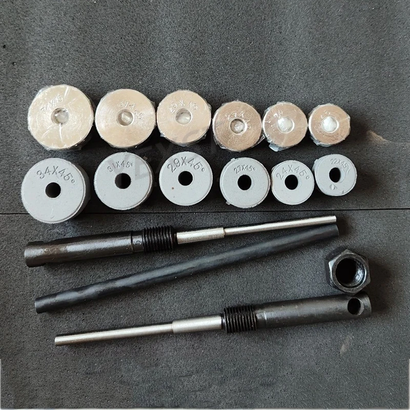 Motorcycle Valve Seat Ring Reamer Emery Grinding Wheel Motorcycle Valve Grinding Tool Set