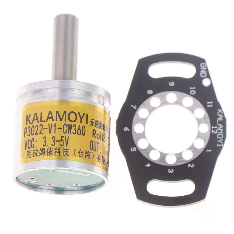 P3022-V1-CW360 Waterproof Rotary Hall Angle Sensor 0-360 Degree Full Circle Magnetism NEW Angle Sensor