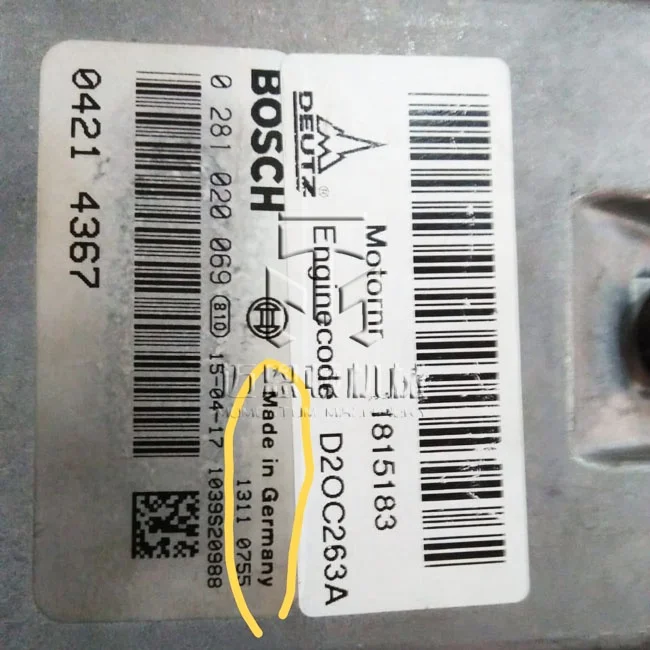 

Original ECU Electronic Control Unit for TCD2013 TCD2012 2V Engine 0281020069 04214366 04214367 Wholesale