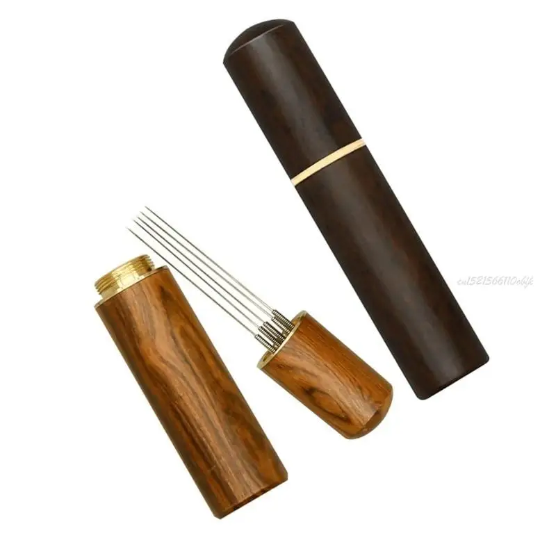27rb 2 кусочки Профессиональный набор инструментов для дистрибьютора иглы эспрессо дерева
