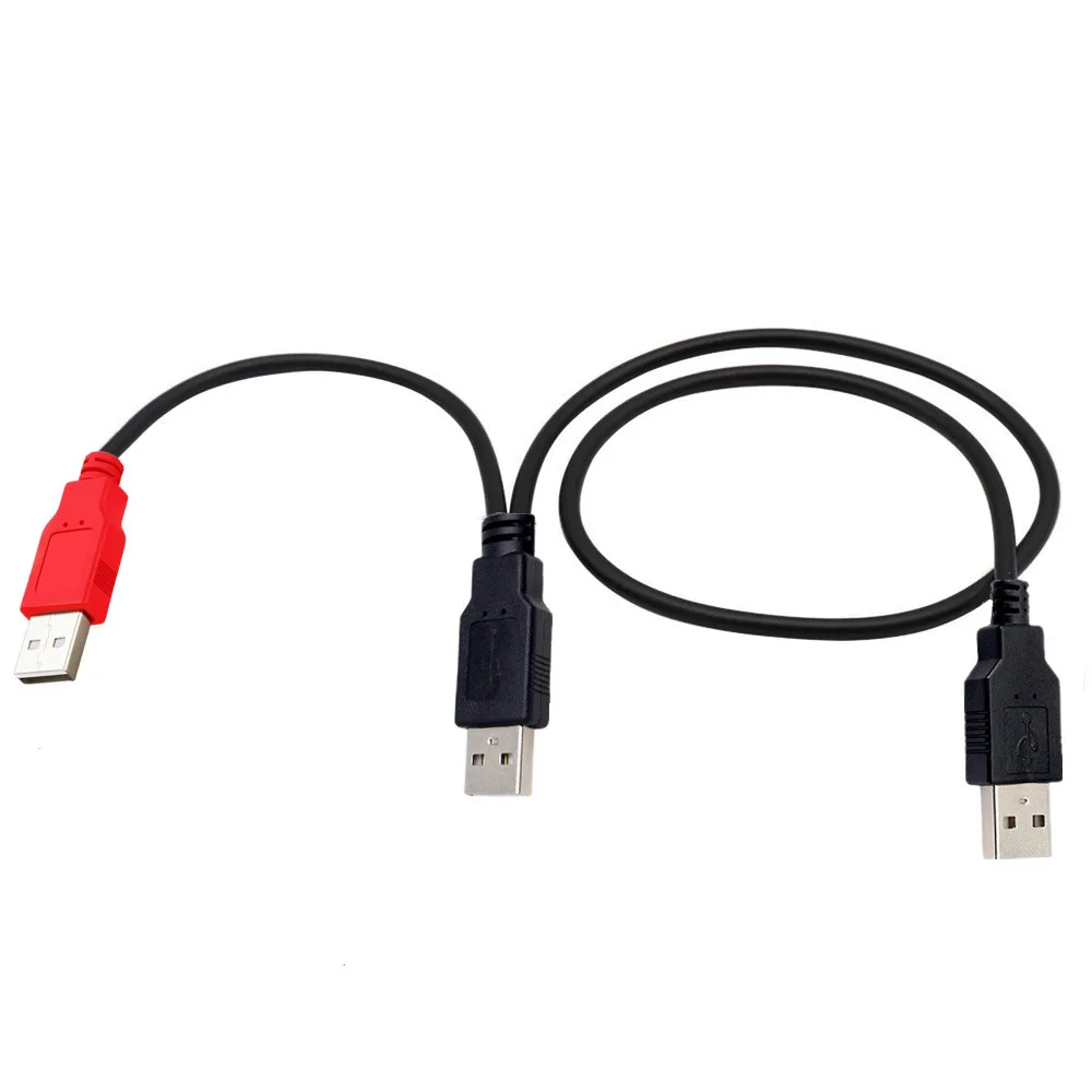 Dla przenośny dysk twardy drukarki typu Y kabel do transmisji danych podwójna głowica USB-B USB 2.0 Micro Mini 5pin typu c zewnętrzne USB zasilacz