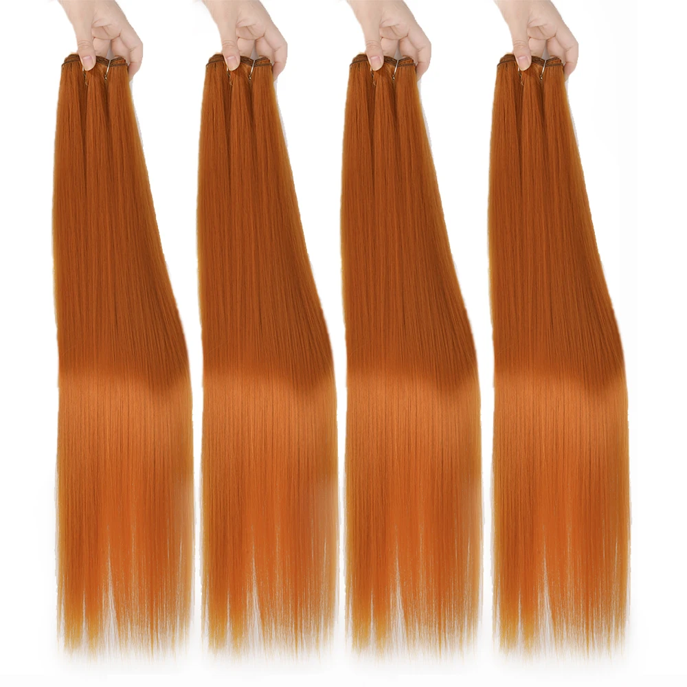 extensoes-de-cabelo-reto-sintetico-liso-ombre-tecelagem-26-polegadas-marrom-sintetico-feixes-de-cabelo-reto-completo-para-terminar