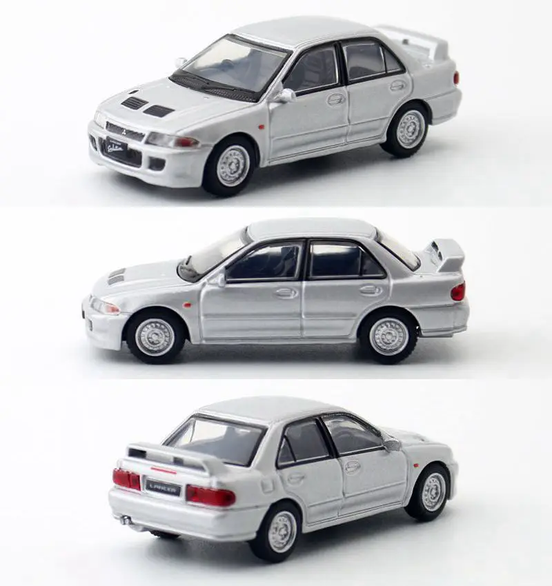 1:64 Mitsubishi Lancer Evolution II EVO 2 игрушечный автомобиль 1/64 JKM литой металлический Супер спортивный автомобиль модель миниатюрный