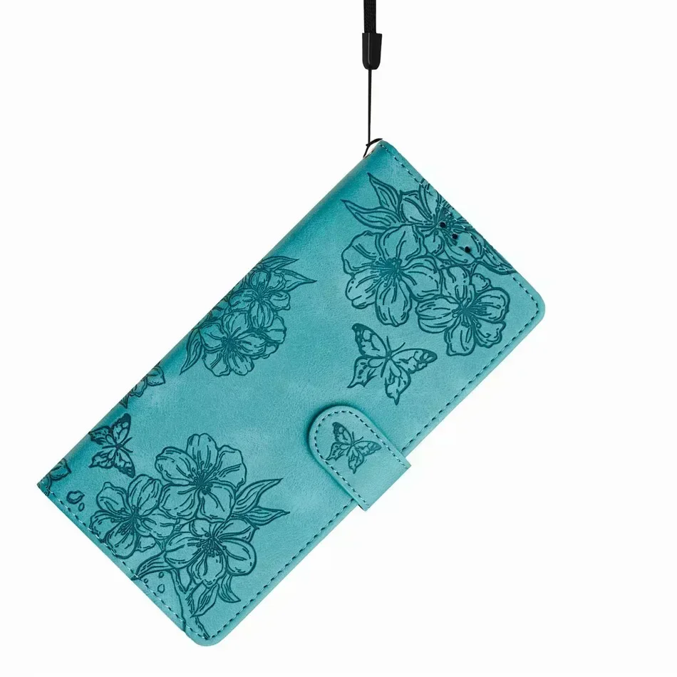 Lovely Cherry Butterfly Case For Huawei P Smart 2019 Honor 9S 10 90 200 P10 P20 P30 P40 P8 P9 Lite 2017 Pro 5G Y6P Cover #OGA
