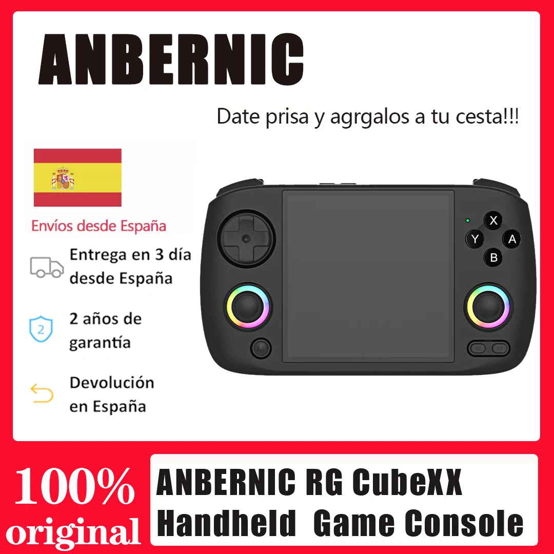 ANBERNIC RG Cube XX Handheld Game Console 3.95 Inch HDMI TV Connect WiFi Pairing Birthday Gift