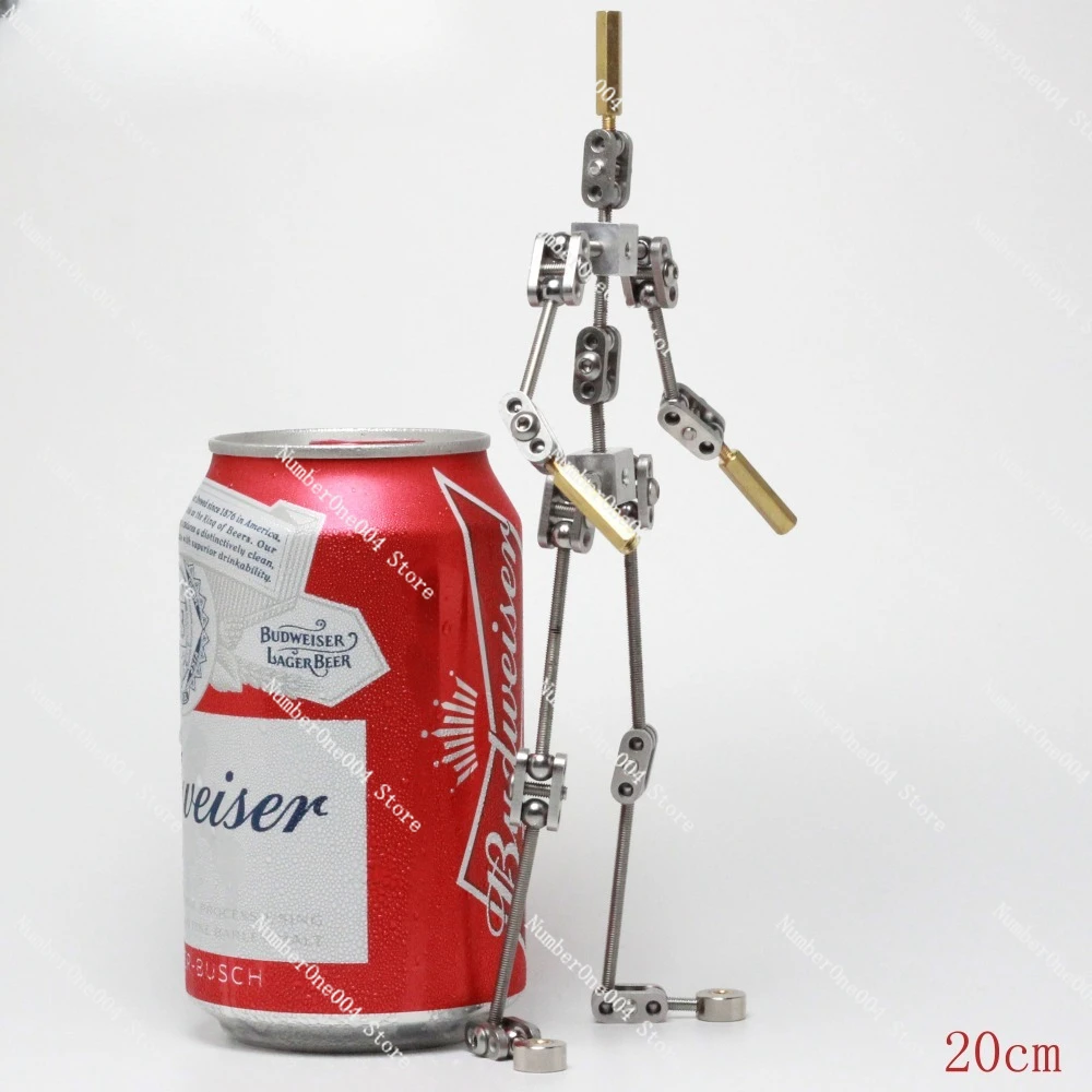 DIY Not-Ready-Made Animation Studio Armature Kit for Stop Motion Puppet with Silicone Hands