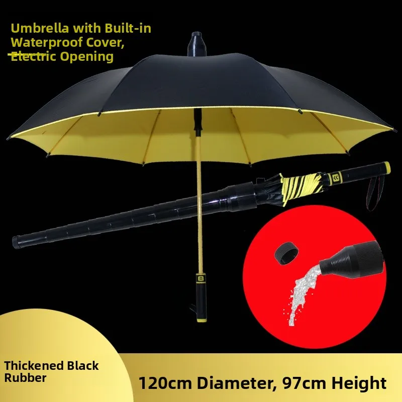 

Большой двухместный зонт с длинной ручкой для улицы, водонепроницаемый, с защитой от солнца и дождя, для гольфа, с сумкой для хранения в автомобиле, для домашнего использования