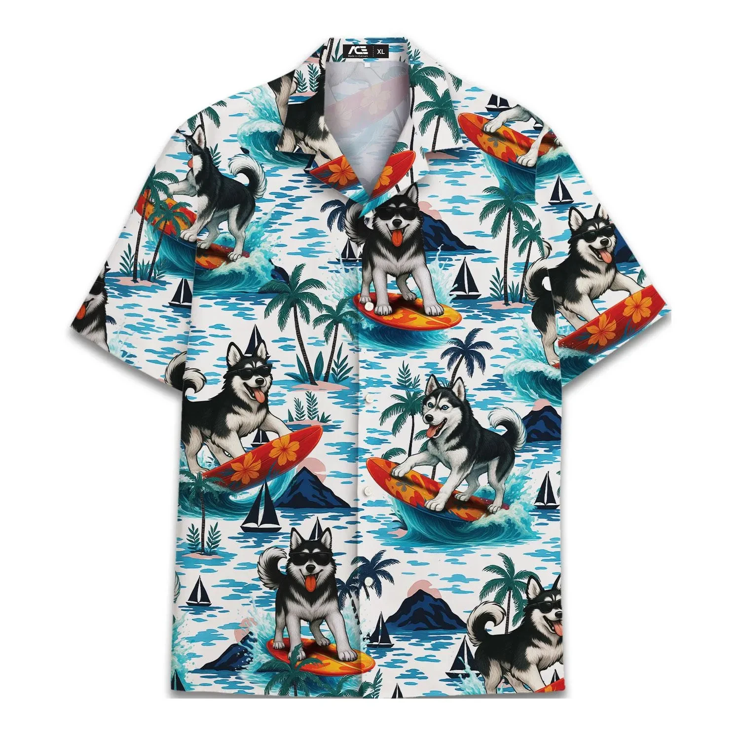 

New 3d Cute Cat Print Hawaiian Shirts Men Shirt Fashion Trend Unisex Clothing Dog Short Sleeve Shirt For Men Women's Shirt