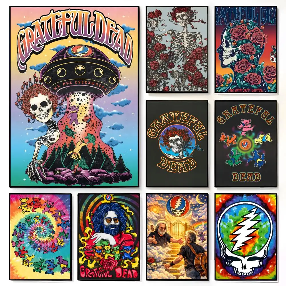 g-Grateful Dead Poster American Film Mural Home Childrens Room Wall Decor Print