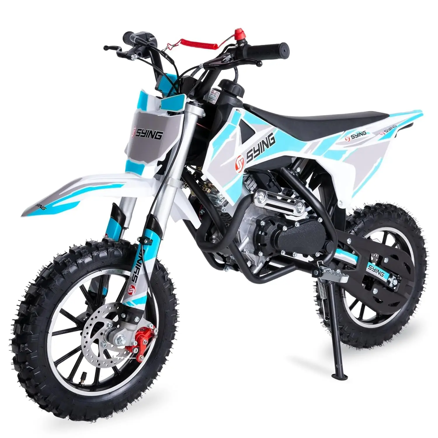 

Детский мотоцикл 58CC с 4-тактным двигателем, профессиональный бензиновый мотоцикл для детей 8-14 лет, с ручным запуском, колеса 10 дюймов, до 21.75 дюймов, кастомизированный.