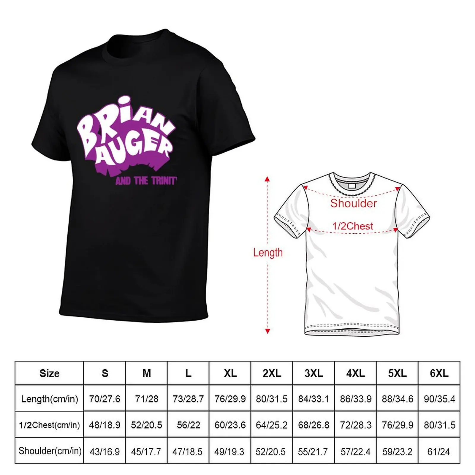 Brian Auger and T-Shirt man graphic t shirt t shirt for man anime t shirts oversize T-shirt