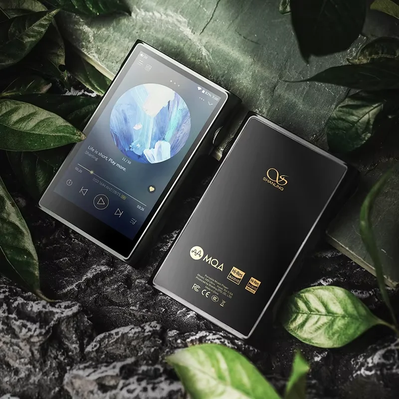 Shanling m3 ultra mp3 player de alta fidelidade portátil leitor de música hi-res áudio mp3 player bluetooth m3u dac duplo es9219c chips android 10