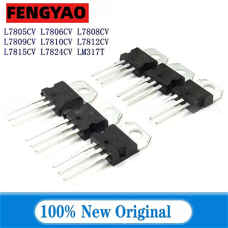 10Pcs L7805Cv L7806…