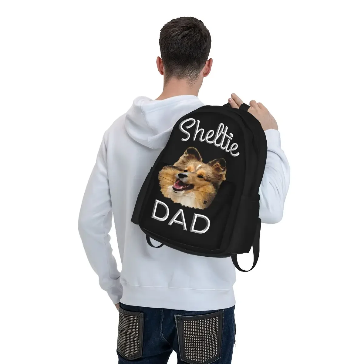 Shartie-mochila de perro para niño y niña, morral escolar de dibujos animados para estudiantes, mochila de viaje, bolso de hombro de gran capacidad