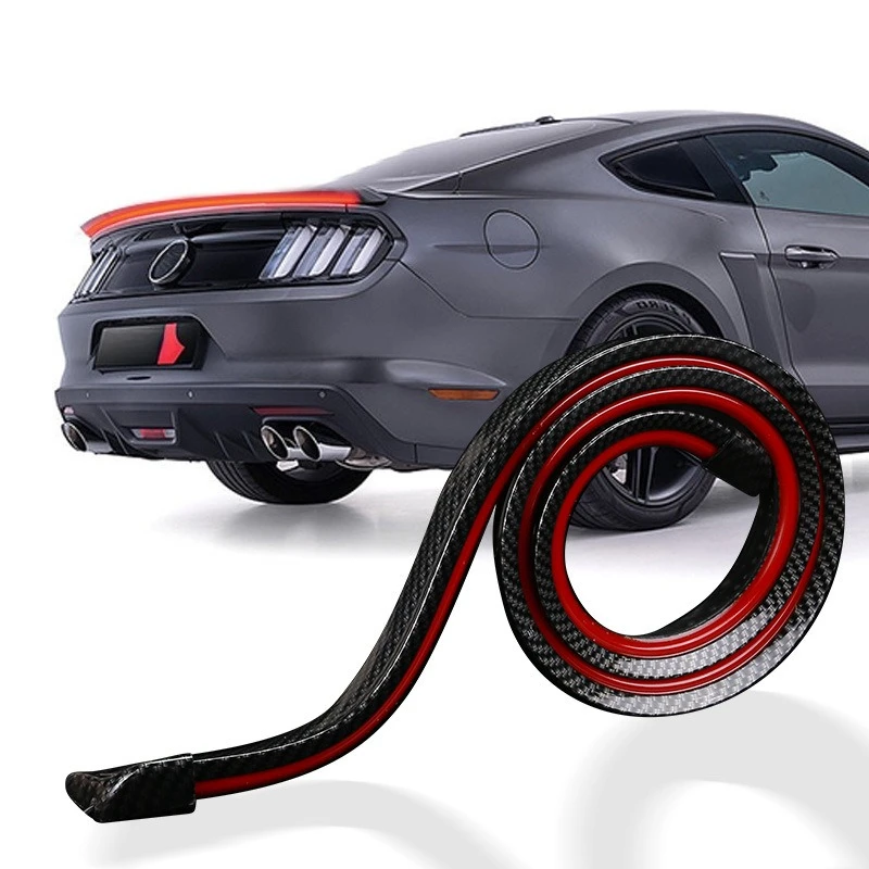 Non-Perforated Carbon Fiber Car Tail Lights Rear Running Lights Automotive Exterior Lighting Car Lights