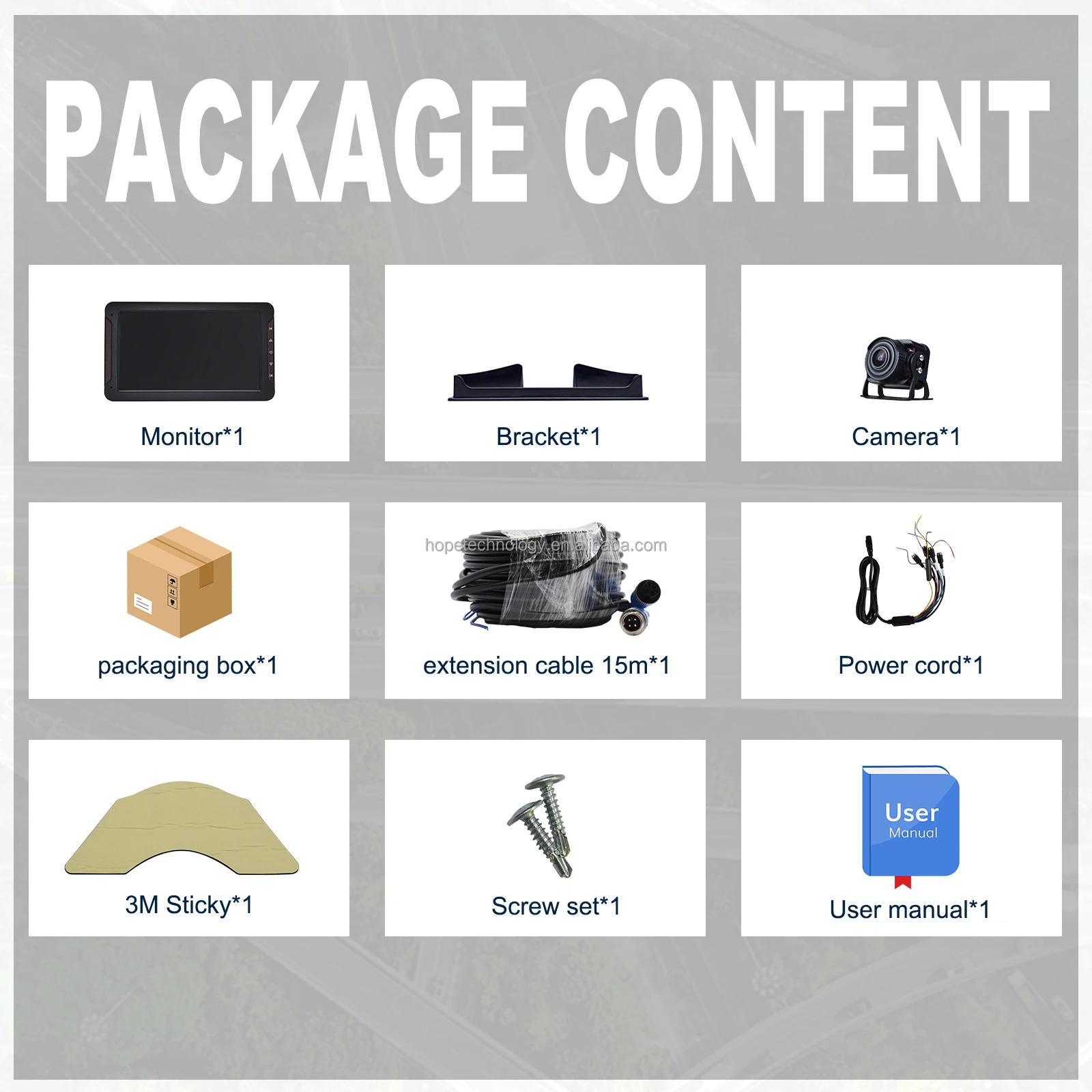 หน้าจอสัมผัส 7 นิ้ว กล้อง AHD 1080P บันทึกภาพสีตลอดเวลา กล้องติดรถยนต์ 2 ช่องทาง DVR