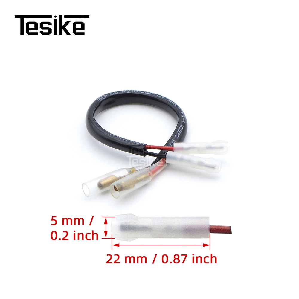 Turn Signal Marker 2 Wire Adapters Indicator Leads Plug Connector Harness For Triumph Tiger 850 1050 Sport 900 GT Rally 800 1200