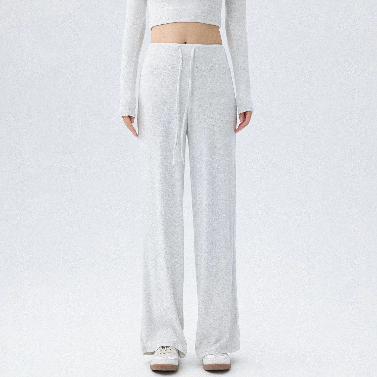 Yoga Trousers for Women Loose Running High Waisted Legigngs Draped Straight Pants Pilates Training Relaxed Fitness Clothes Tight