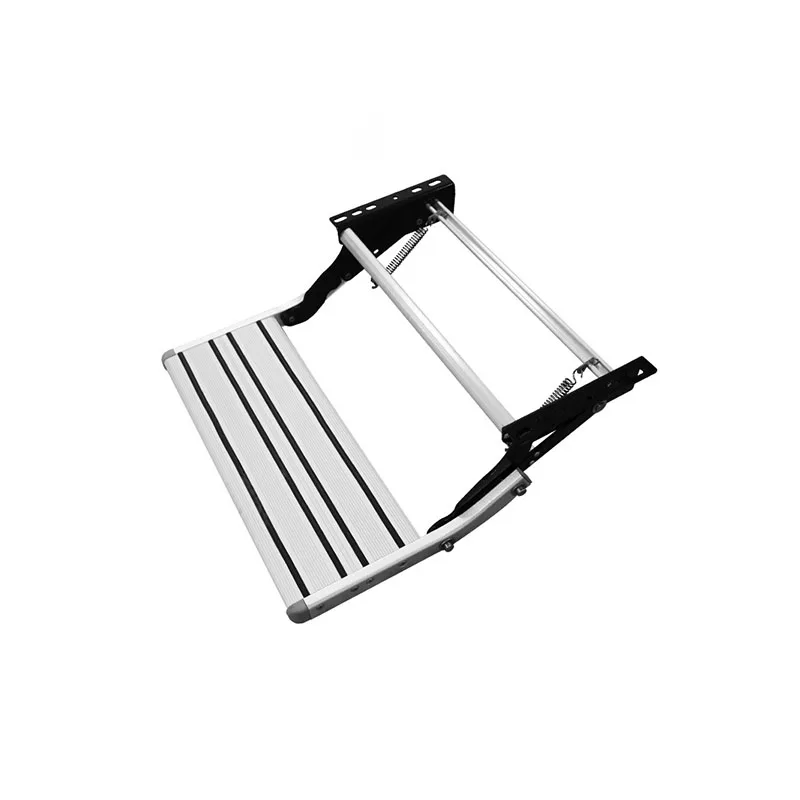 High-Strength Aluminum Alloy Folding RV Step Durable Non-Slip For Motorhome Camper