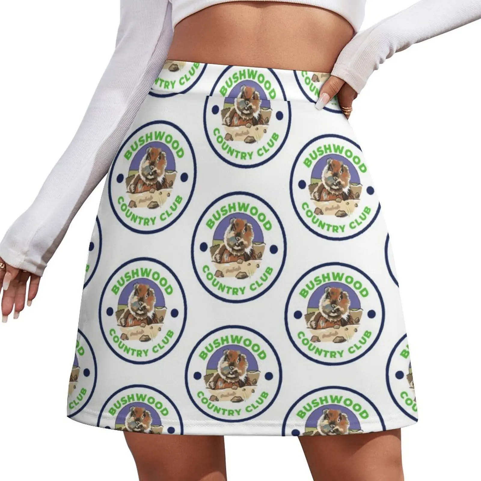 

Мини-юбка Bushwood Gopher для летних образов 2026 года, женская мини-юбка, юбка для девочек