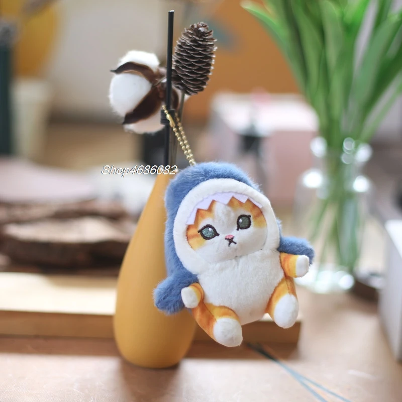 دمى قطيفة كرتونية لطيفة ، حزمة سحر ، جمبري مقلي سمكة قرش ، قطة ، 12 ، #5