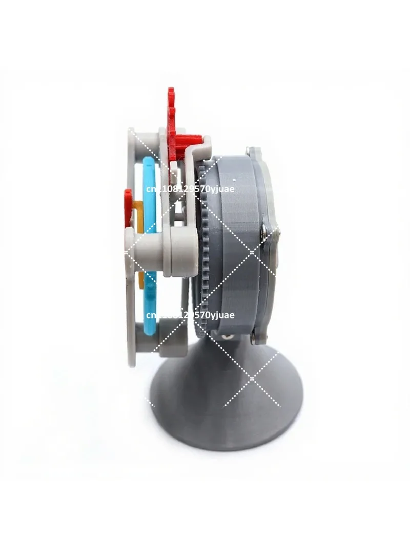 3d-printed-tourbillon-gear-drive-mechanical-model-clockwork-rotating-escapement-fidget-toy-for-stress-relief
