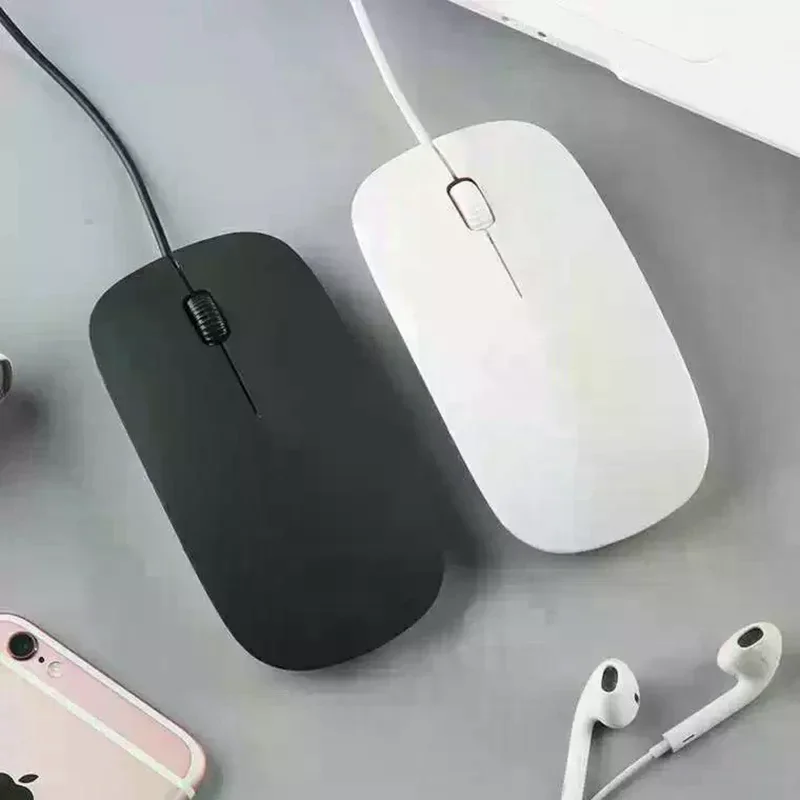 Hot Selling Neutral Wired Mouse 2.4Ghz With USB Cable Ergonomic  Mice For PC Laptop Business Computer Office Mouse 1.2m